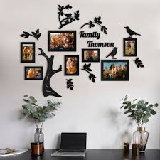 Custom Wooden Family Tree With Frames