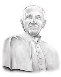 Pope francis' inauguration mass draws thousands to vatican. Pope Francis Drawing By Devin Millington