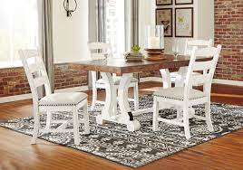valebeck two tone 5 piece dining set