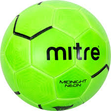 Mitre Midnight Neon Green Soccer Ball Size 4 Walmart Com