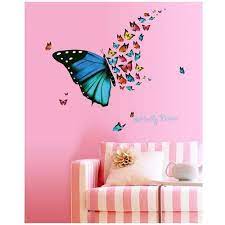 Colorful Decal Erfly Wall Stickers