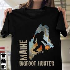 get maine bigfoot hunter water color