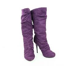 Michael Antonio Purple Stiletto Boots