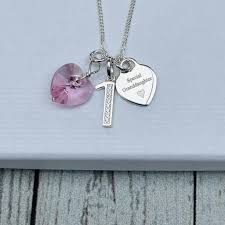 1st birthday silver jewellery gift for