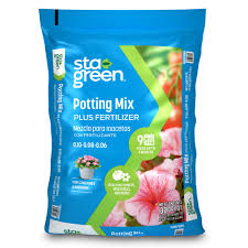 sta green organic potting soil mix in