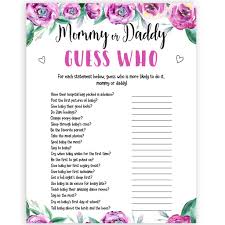 The rules designed to reduce spam. Guess Who S Most Like To Say Game Purple Peonies Baby Shower Games Ohhappyprintables