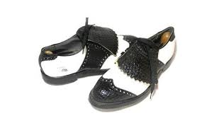 Vintage Etonic Mens Spiked Golf Shoes Kilt Wingtip Size 8 D