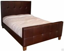 Genuine Leather Bed Double Needle