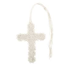 There probably are as many cross bookmarks around as there are flowers i think. Pack Of 6 Ivory Crocheted Cross Bookmarks With Tassel 13 Inch Amazon In Office Products
