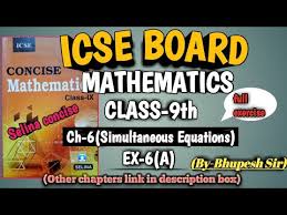 Icse Class 9th Mathematics Ch 6