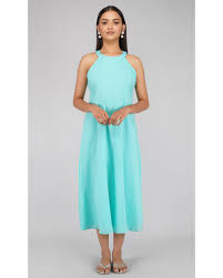 Aqua green — noun 1. Aqua Green Halter Dress By Svaroop Apparel The Secret Label
