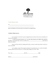 Formal Transfer Request Letter Templates At