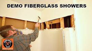 demo fiberglass shower enclosures