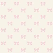 pearl wallpaper with pink bows all