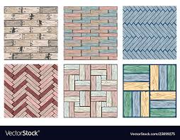 set wood floor tiles pattern seamless