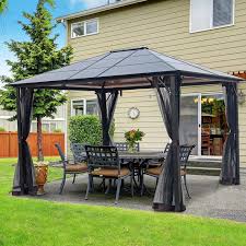 Aluminum Outdoor Patio Gazebo Hardtop