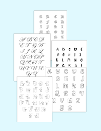 free printable unique alphabet fonts
