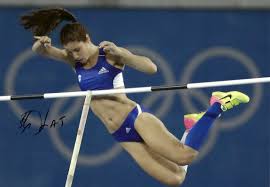 The first day i tried pole vaulting the federation coach told me he thought i was really talented. Ekaterini Stefanidi Greek Pole Vaulter Signed By Author S Fotografie Markus Brandes Autographs Gmbh