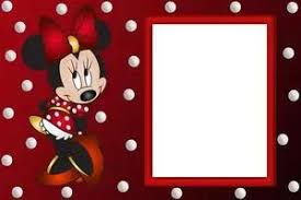 minnie mouse photo frame insert your