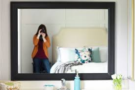 diy framed mirror