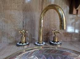Antique Brass Bathroom Faucet Brass