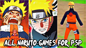 all naruto games for psp ppsspp