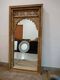 Antique Finish Wooden Wall Mirror Frame