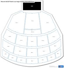 resorts world theatre las vegas seating