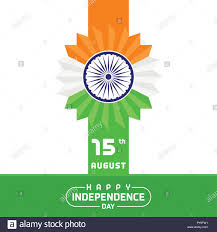 India Independence Day Card With Creative Design And