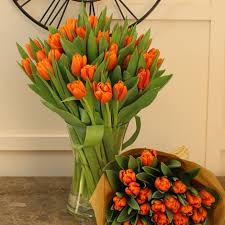 In addition to flowers of all forms, orange can be displayed berries and even seed pods. Orange Tulips Tulips Flowers By Post Free Next Day Uk Delivery