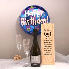 personalised birthday prosecco gift set