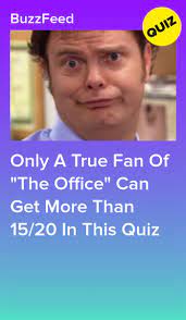 Oct 07, 2019 · and if you're looking for more trivia, check out our friends, seinfeld, the office, harry potter, how i met your mother, and disney trivia pages. Only A True Fan Of The Office Can Get More Than 15 20 In This Quiz The Office Quiz The Office Facts The Office Characters