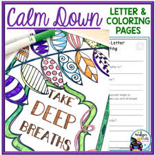 Print out these simple but cute kids coloring pages for young artists. Calming Coloring Pages Worksheets Teaching Resources Tpt