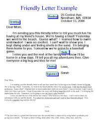 Friendly Letter Template With Address Fresh Free Friendly Letter