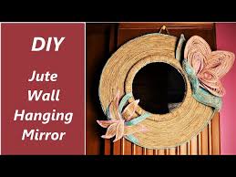Diy Easy Jute Wall Mirror Hanging