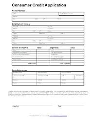 Business Credit Application Form Free Template Bindext Co