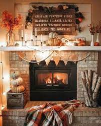 120 Fall Fireplace Mantel Ideas Fall