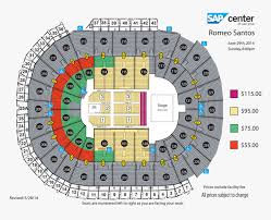 concert sap center seating hd png
