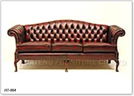 Gold Leather Sofa China Huateng