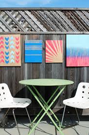 10 diy wall art projects for the outdoors