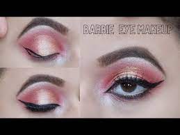 barbie makeup tutorial easy pink