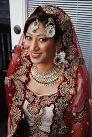 ravishing red indian bridal makeup by