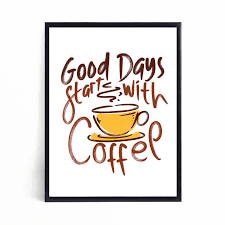 Coffee Wall Art Quote Lazada Ph