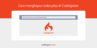 cara menghapus index php di codeigniter