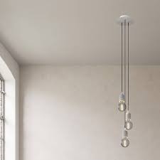 Light Pendant Lamp With Concrete Finishes