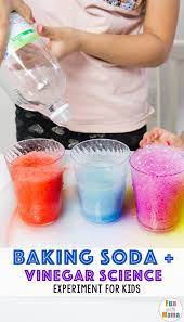 baking soda and vinegar reaction fun