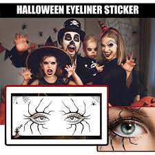 halloween eyeliner sticker horror