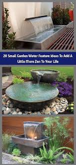 Small Water Features Zen Garden