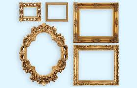 antique picture frame styles values