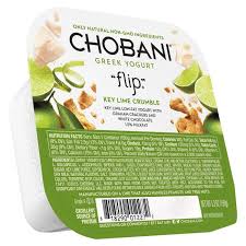 chobani greek yogurt key lime crumble 150g